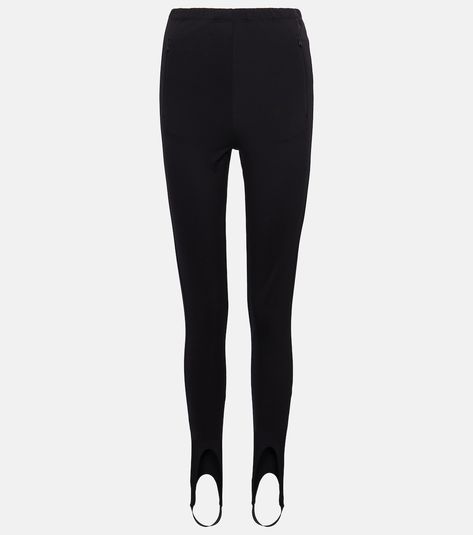 High-rise stirrup leggings in black - Wardrobe NYC | Mytheresa