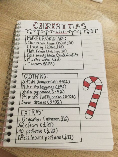 Christmas List Set Up Ideas, Organized Christmas List, Christmas List Ideas Design, Cute Christmas List Designs, Cute Christmas Wish List Ideas On Paper, Christmas Whislist Ideas Paper, Cute Christmas Lists On Paper, Christmas Wish List Ideas On Paper, Cute Christmas Wishlist Ideas On Paper