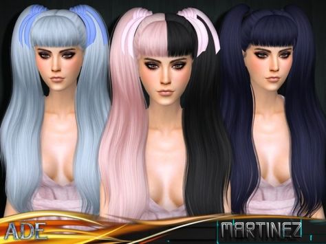 The Sims Resource: Ade - Martinez (With Bangs) • Sims 4 Downloads Craft Tables With Storage, Craft Table Diy, Sims 4 Anime, Pelo Sims, Sims 4 Characters, Sims 4 Downloads, Sims Hair, Sims 4 Cas, Sims Community