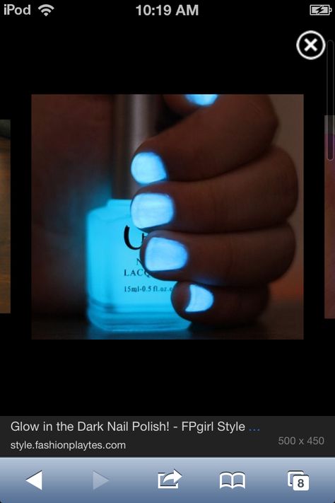 Ulta glow in the dark nail polish Glow Stick Crafts, Glow Stick Wedding, Light Nail Polish, Glow Stick Party, Dark Nail, Dark Nail Polish, Neon Nail Polish, Diy Glow, Luminous Nails