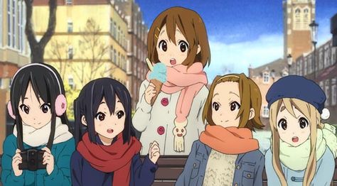 K On Christmas, K-on! Mio, K-on Icons, Trio Pfp, Moe Anime, Kyoto Animation, K On, Miss Kobayashi's Dragon Maid, 5 Anime