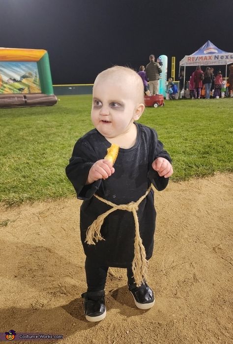 Baby Uncle Fester Costume Baby Uncle Fester Costume, Uncle Fester Costume Diy, Fester Costume, Uncle Fester Costume, Funny Baby Halloween Costumes, Funny Baby Costumes, Funny Kid Costumes, Old Man Costume