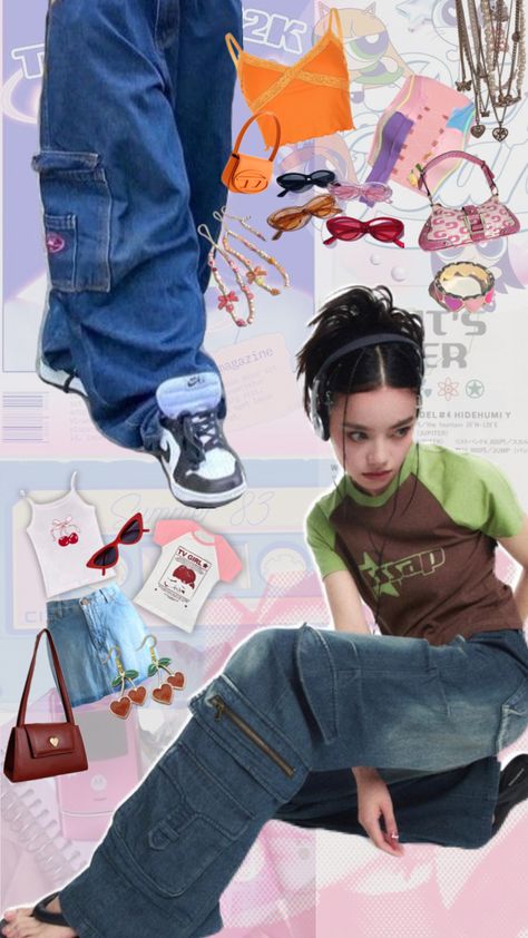 y2k outfit #y2k #y2kaesthetic #y2kfashion #fyp #fypshuffle #outfit Y2k Preset, Y2k Indie Outfits, Y2k Moodboard, Original Y2k, Hold Space, Magazine Photoshoot, Y2k Vibes, Summer Lookbook, Indie Outfits