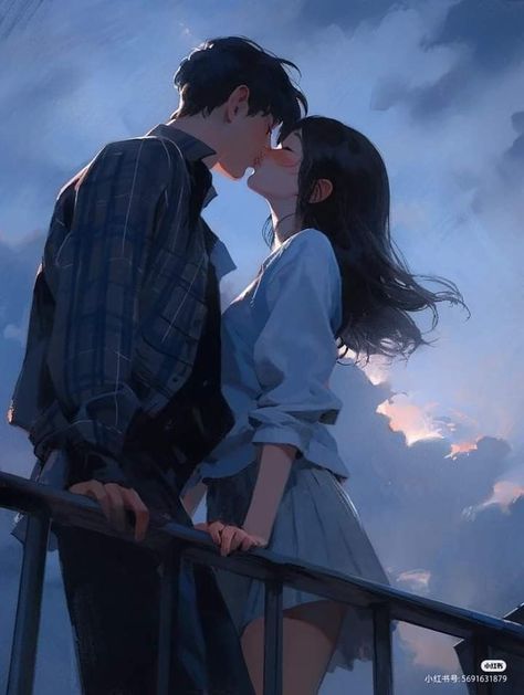 Anime Romantic Aesthetic, Love Wallpapers, He Left Me, Best Anime Couples, Romantic Anime Couples, Cute Couple Drawings, Cute Couple Cartoon, He Left, Cute Cartoon Pictures