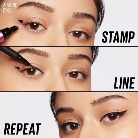 Adele Makeup Tutorial, Adele Makeup, Beginners Eyeliner, Eyeliner Aesthetic, Stamp Eyeliner, Quick Eye Makeup, Lashes And Eyebrows, Am Skincare, Wing Liner