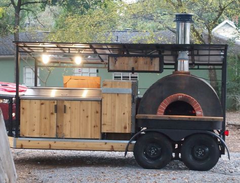 Pizza Trailer, Italian Pizza Oven, Mobile Pizza Oven, Taco Cart, Pizza Oven Outdoor Diy, Generator Box, Coffee Food Truck, Pizza Food Truck, Bike Food