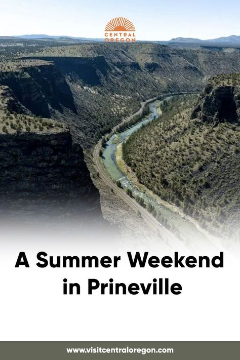 Rooted in rural traditions and annual events, Prineville is big in spirit and recreational activities. Whether you’re a Central Oregon native curious to explore more of your backyard or a visitor looking to get out for a weekend, we’ve got you covered for an outdoor day trip adventure. Here’s a list of our favorite spots. exploring central oregon | weekend getaway ideas | travel guide Prineville Oregon, Weekend Getaway Ideas, Oregon Summer, Long Weekend Trips, Painted Hills, Central Oregon, Recreational Activities, Road Trippin, Weekend Trip