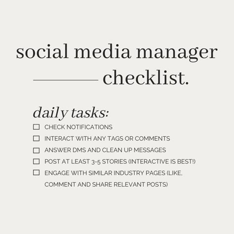 Marketing Coordinator Outfits, Social Media Manager Checklist, Influencer Marketing Agency, Social Media Coordinator, Social Media Specialist, Business Strategy Management, Social Media Marketing Planner, Social Media Management Business, Social Media Content Strategy