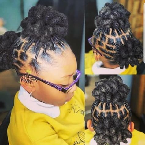 #kidshairstyles #naturalhair on Instagram: “FEATURED *TAG SOURCE* FOLLOW 💋@kissegirl 💋 Hair, Skin, and Nails beauty products available now! www.kissegirl.com Bit.ly/BrownGirlsHair…” Kids Dreads Hairstyles, Hairstyles For Dreads, Kids Dreads, Loc Updo, Dread Head, Kid Hairstyles, Natural Hair Salons, Lil Girl Hairstyles, Beautiful Dreadlocks