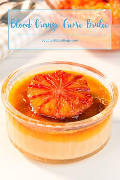 Orange Creme Brulee, Hot Chocolate On A Stick, Cream Brulee, Citrus Desserts, Gift Giving Ideas, Gift Candles, Creme Brulee Recipe, Brulee Recipe, Creme Brûlée