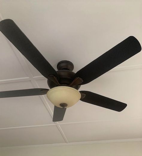 How to Update an Old Ceiling Fan on a Budget! – Worst on the Block Update Ceiling Fan Light Covers, How To Update A Ceiling Fan, How To Update Ceiling Fan Light Fixtures, Ceiling Fan Globes Ideas, Updating Ceiling Fan Diy, Replace Ceiling Fan Light Cover, Update Ceiling Fan, Upcycle Ceiling Fan Globes, Replacement Globe For Ceiling Fan