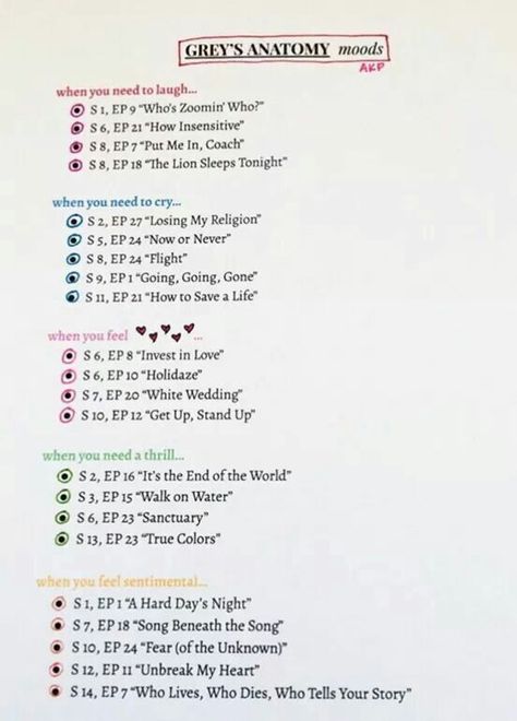 Grey's Anatomy Mood Guide Greys Anatomy Bracelet Colors, Greys Anatomy Songs, Funny The Office, Watch Greys Anatomy, Greys Anatomy Episodes, Movie Funny, Greys Anatomy Funny, The Lion Sleeps Tonight, Quotes Movie