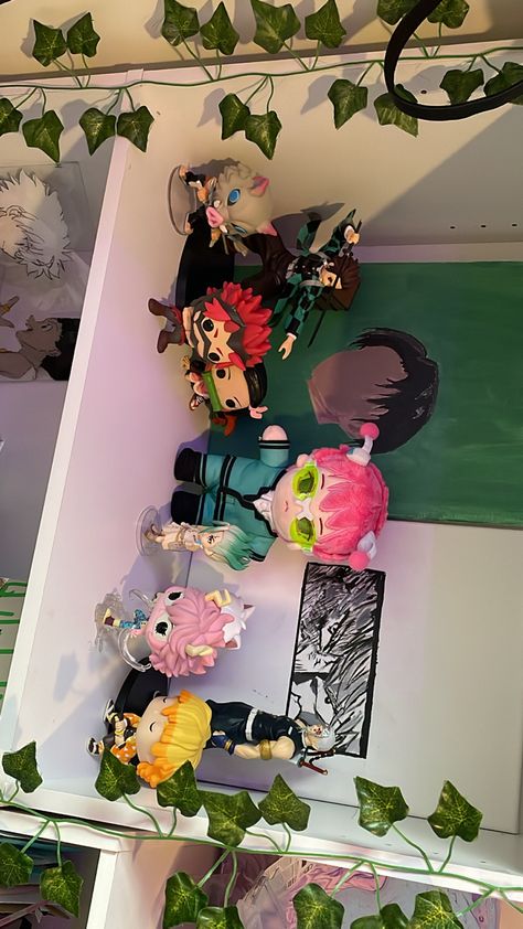 Anime Room Aesthetic, Manga Shelf, Tiktok Room, Electric Colors, Otaku Room, Anime Decor, Anime Room, Maximalist Decor, Gaming Room Setup