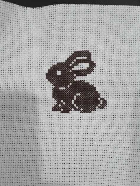 Completed Bunny Rabbit Easter Finished Cross Stitch Tiny Bunny Cross Stitch Pattern, Cross Stitch Rabbit, Cross Stitch Bunny, Bunny Cross Stitch Pattern, Rabbit Cross Stitch, Bunny Cross Stitch, Rabbit Pictures, Finished Cross Stitch, Tiny Bunny