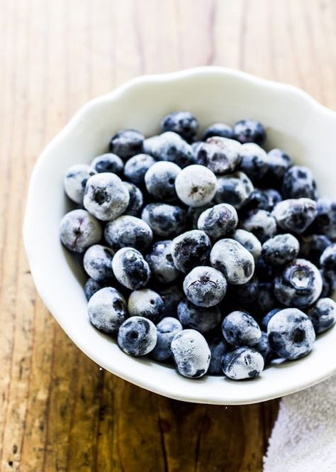 Cool off with antioxidant rich frozen blueberries. They are the perfect, healthy snack. Blueberry Benefits, The Clever Carrot, Clever Carrot, Frozen Deserts, Blueberry Snacks, Blueberry Sorbet, Carrots Healthy, Paleo Snack, Blueberry Breakfast Cake