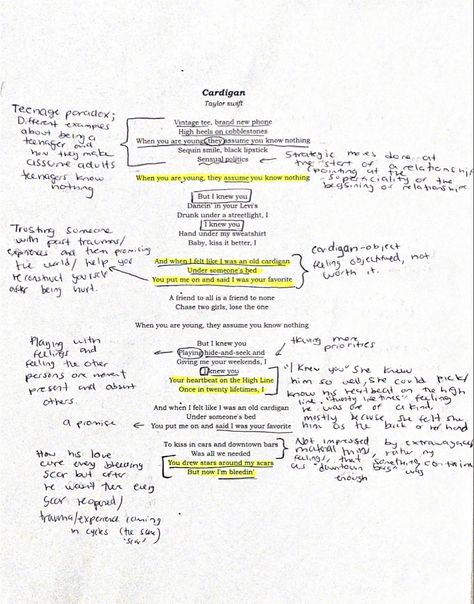 Analysis by @maryferpc Lyric Annotation Aesthetic, Song Lyric Analysis, Lyric Analysis Journal, Song Analysis Aesthetic, Annotating Taylor Swift Songs, Annotating Song Lyrics, Taylor Swift Full Song Lyrics, Annotating Lyrics, Taylor Swift Lyric Analysis