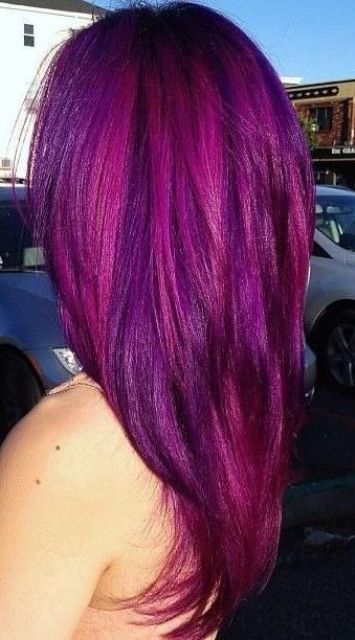 balayage purple magenta hair Pastel Hair Colors For Brunettes, Phoebe Hair, Purple And Pink Hair, Pride Hair, Pink Purple Hair, Magenta Hair, Violet Hair, Colorful Hair, Grunge Hair