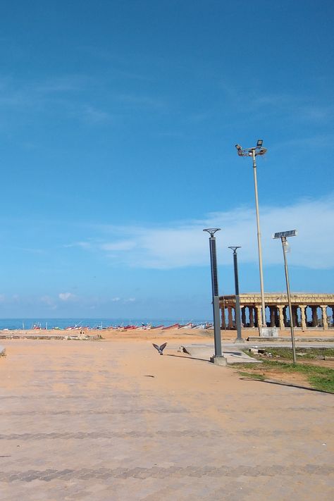 At Shangumugham Beach, visitors can marvel at the stunning sunsets over the Arabian Sea, stroll along the long stretch of soft sand, and explore the iconic 35-meter-long Jalakanyaka (mermaid) sculpture. The beach is also home to vibrant local fishing communities, offering an authentic glimpse of coastal life in Kerala. Nearby attractions include Shangumugham Park, Veli Tourist Village, and quieter spots like Kannanthura and Kochuveli Beach, perfect for a serene escape. Shangumugham Beach, Thiruvananthapuram, Beach Lovers, Hidden Gem, Perfect Place, The Beauty, Natural Beauty, Travel, Quick Saves