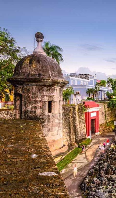 San Juan, Puerto Rico | Make your way from the historic fort to the equally historic and charming town of Old San Juan where you can listen to streets bands play salsa music while dining on a traditional dish of mofongo. It’s delicious. And it’s all at your fingertips when you cruise with Royal Caribbean to San Juan, Puerto Rico. Puerto Rico Travel Guide, Full Stack Web Developer, Puerto Rico Travel, Puerto Rico Island, Puerto Rico Pictures, Puerto Rico Trip, Puerto Rico Food, Puerto Rico Vacation, Puerto Rico History