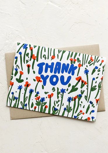 Thank You Card, Diy Paper Flowers, Small Crafts, Card Inspo, Thank You Card Design, Bday Cards, Modern Card, Appreciation Cards, Letterpress Cards