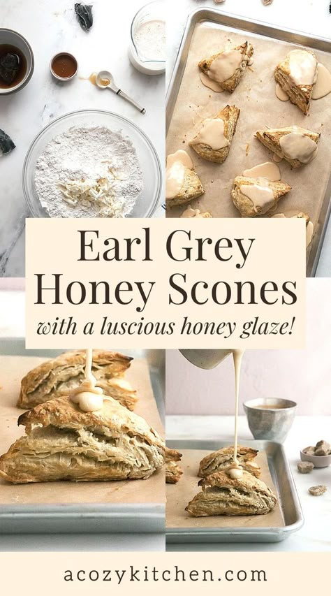 Scone Flavor Combinations, Tea Baked Goods, Scone Flavors, Honey Scones, Tea Scones Recipe, Baking Scones, Homemade Scones, Scone Recipes, Afternoon Tea Recipes