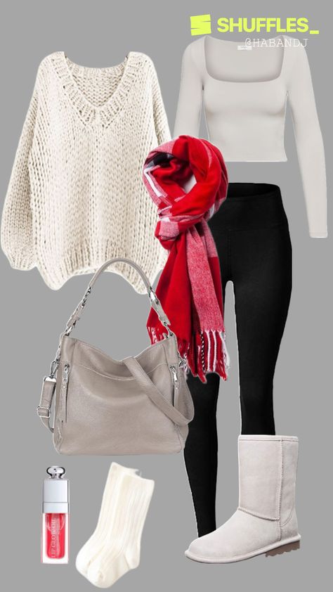 This cozy and casual winter outfit is comfortable and stylish. Can be worn for: school , shopping , everyday, streetwear and more occasions.
#outfitinspo #leggingoutfit #UGG #uggsoutfit #casualoutfit #cuteoutfit #winteroutfit #fashion #style #streetwear Winter Outfits Business Casual, Winter Outfits Business, Business Casual Leggings, Outfit Idea Winter, Casual Winter Outfit, Fashion Trend Board, School Fit, Casual Leggings, Uggs Outfit