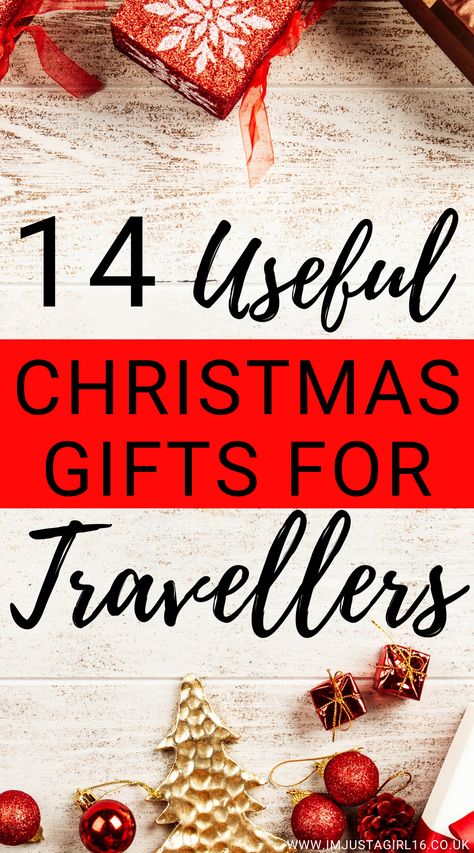 Useful Christmas Gifts, Must Have Travel Items, Christms Gifts, Gift Ideas For Travelers, Essential Travel Items, Gift Card Bouquet, Gifts For Travelers, Luxury Christmas Gifts, Best Christmas Presents