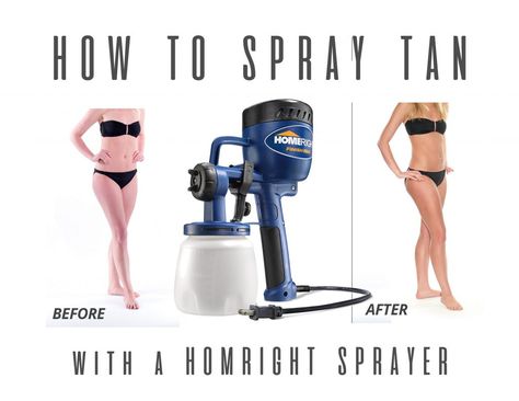 DIY Spray Tan with a PAINT SPRAYER! Diy Spray Tan, Diy Tanning, Spray Tan Machine, Self Tanning Tips, Spray Tan Solution, Recipes On A Budget, Tanning Skin Care, Best Tanning Lotion, Tanning Cream