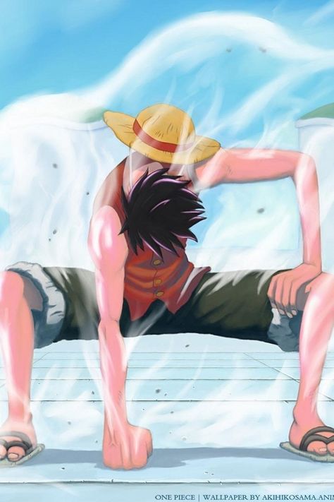 One piece- Luffy One Piece Theme, One Piece Photos, Gear 2, One Piece Wallpaper Iphone, The Pirate King, One Piece Drawing, One Piece Images, One Piece Pictures, Manga Anime One Piece