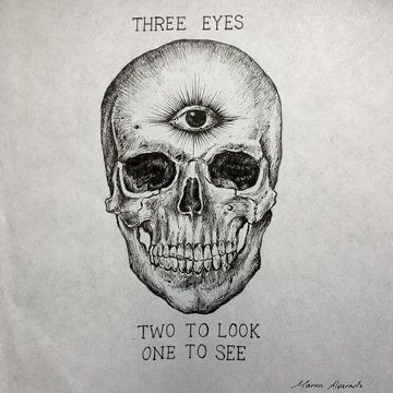 Third Eye Art, Third Eye Tattoos, See Tattoo, Spiritual Eyes, The Minds Journal, Minds Journal, Meaningful Drawings, Skull Drawing, Eye Tattoo