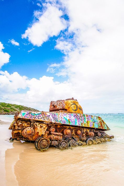 Flamenco Beach tanks Culebra Puerto Rico Flamenco Beach, Fajardo Puerto Rico, Culebra Puerto Rico, Culebra Island, Puerto Rico Beaches, 2021 Aesthetic, Puerto Rico Trip, Wallpaper Sky, Beach Tanks