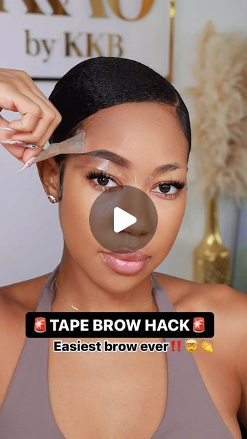 KKAÖ by KKB on Instagram: "DID IT WORK ?👀👀👀
Save & try it ✅✅✅
For in depth makeup tutorials , subscribe to my YouTube Channel 🔗🎥
Tape brow hack 
Brow hack
Eyebrow tutorial 
Brow tutorial 
Eyebrows 
Easy brows 
Quick brows
Brow mapping 
Makeup hacks 

#makeup #makeuphacks #eyebrow #eyebrows #eyebrowtutorial #eyebrowgoals #eyebrowshaping #browgoals #brow #browgame #makeuptips #makeuptutorial #makeuptipsandtricks #makeupforbeginners #miamimua #nycmua #houstonmua #jaxmua" Brow Tutorial For Beginners, Brow Hacks, Brow Mapping, Hacks Makeup, Brow Tutorial, Subscribe To My Youtube Channel, Makeup Hacks, Eyebrow Tutorial, Eyebrow Shaping