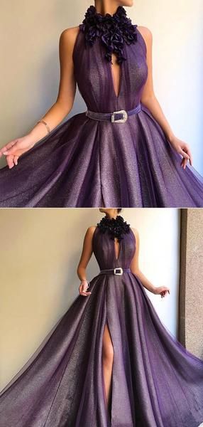 Dugačke Haljine, Dark Purple Gown Elegant, Prom Baddie, Purple Gown Elegant, Dark Purple Gown, Purple Prom Dresses, Purple Inspiration, Purple Prom, Prom Dresses Formal