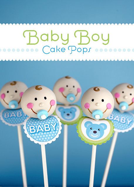 Marshmallow pacifiers. Baby Boy Cake Pops by @Bakerella for @PickyPalate Baby Cake Pops, Eid Moubarak, Idee Babyshower, Pop Cupcakes, Boy Baby Shower Ideas, Baby Shower Cake Pops, Boy Cake, Cupcakes Decorados, Cake Pop Recipe