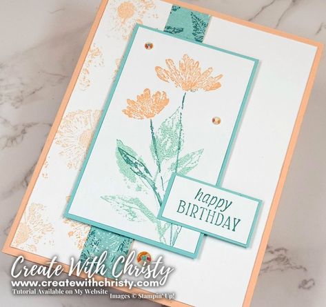 Inked And Tiled, Easy Greeting Cards, Card Making Tips, Step Cards, Beautiful Handmade Cards, Cards Birthday, Card Making Tutorials, Card Kits, Stamping Up Cards