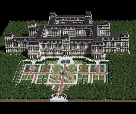 Huge Palace, Minecraft Palace, Minecraft Medieval Village, Minecraft Castle Blueprints, Minecraft School, Minecraft House Ideas, Old Money House, Castle House Design, Minecraft Mansion