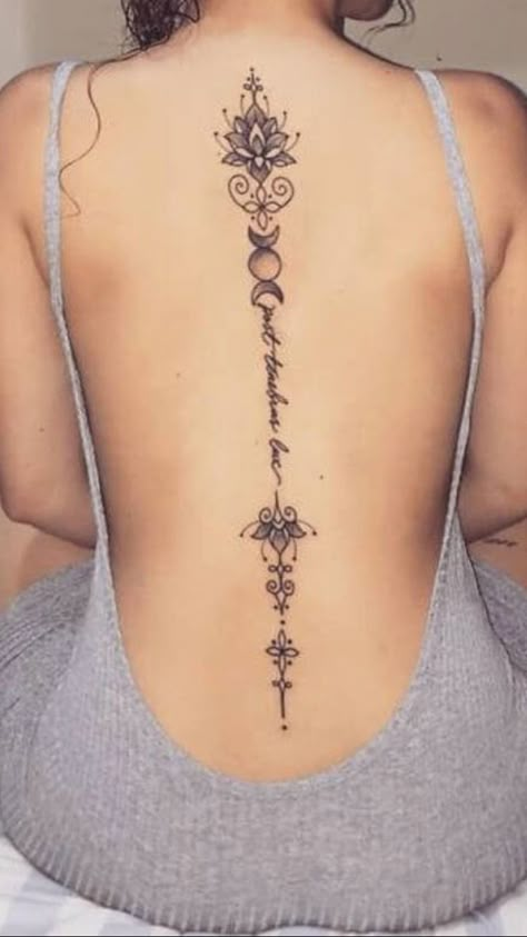 Hip Tattoo Designs, Forarm Tattoos, Spine Tattoos For Women, Tattoo Ideas Female, Arrow Tattoos, Spine Tattoo, Back Tattoo Women, Tattoo Feminina, Spine Tattoos