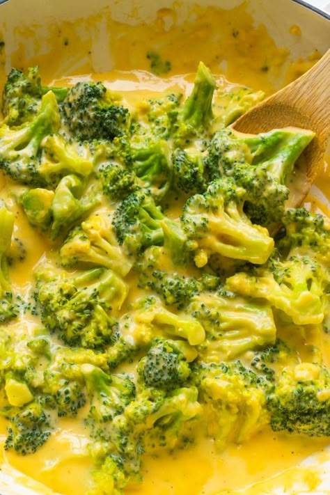 Cheesey Broccoli, Broccoli With Cheese Sauce, Cheesy Broccoli Recipe, Broccoli And Cheese Recipe, Broccoli Recipes Side Dish, Homegrown Vegetables, Easy Recipe Ideas, Broccoli Side Dish, Meals Breakfast