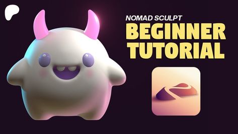 Nomad Sculpt Beginner Tutorial | Patreon Exclusive 3d Nomad Sculpt, Nomad Sculpt Tutorial, Chibi Artstyle, Blender Sculpting, Nomad Sculpt, 3d Modeling Tutorial, Digital Sculpting, Graphic Design Tutorials Learning, Motion Capture