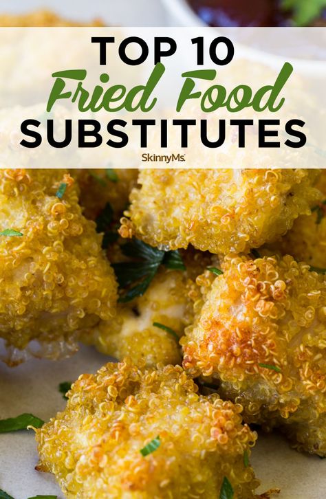 No Fried Food Challenge, Healthy Fried Food Alternatives, No Fried Food Diet, Fry Substitute, Healthy Food Substitutes, Fry Alternative, Food Substitutes, Food Substitutions Healthy, Food Substitutions