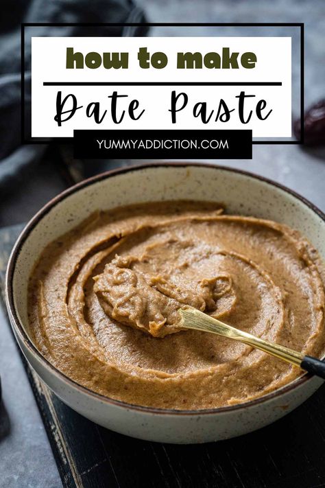 How to Make Date Paste at Home Winter Appetizers, Spring Appetizers, Date Paste, Fall Appetizers, Healthy Holiday Recipes, Lunch Appetizers, Spring Dinner, Spring Desserts, Summer Appetizer