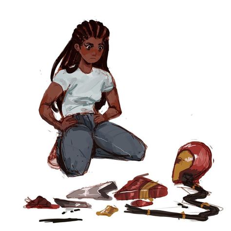 Riri Williams Fanart, Riri Williams Comic, Pad Wallpaper, Riri Williams, Lorna Dane, Black Superheroes, Alpha Flight, Drawing Superheroes, Pietro Maximoff