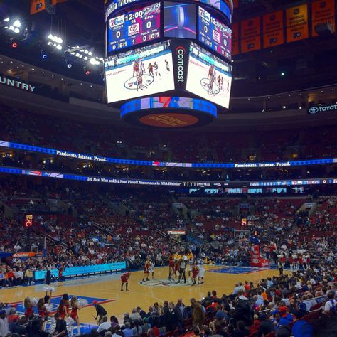 Sixers vs Cavs, Wells Fargo Center Phila, Pa. March 27, 2012 Philly Sports, Wells Fargo Center, Wells Fargo, March 27, Basketball Games, Nba, Road Trip, Temple, Favorite Places