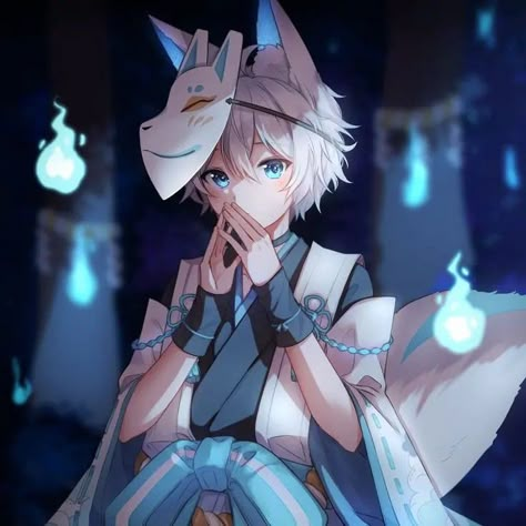 Blue Soul, Boy Icon, Jan 20, Anime Boys, Fox, Anime, On Instagram, Blue, Instagram