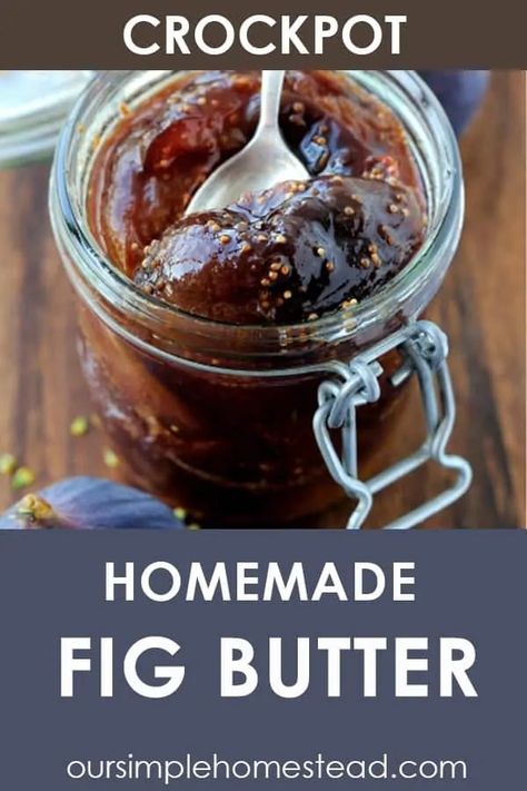 Crockpot Fig Preserves, Fig Freezer Jam Recipe, Dried Fig Recipes Dinner, Pickled Figs Recipe, Canned Figs Recipes, Fruit Butters Recipes, Fig Jelly Recipe, Fig Butter Recipe, Fig Jam Recipe Canning