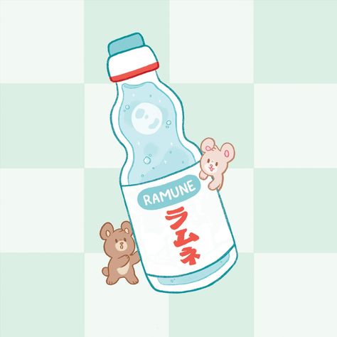 little ramune bears for the second illustration in the series! There is no rhyme or reason as to why I chose the animals I did I just love to draw bears 🐻🩷 Ramune Drawing, Rhyme Or Reason, Idea Sticker, Doodle Cute, The Animals, May 21, Choose Me, Just Love, To Draw