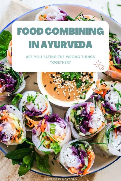 Ayurveda Food Combining, Food Combining Recipes, Ayurveda Food Recipes, Aruyveda Recipes, Ayurvedic Dinner, Dosha Recipes, Ayurvedic Meals, Ayurveda Cooking, Wealth Visualization