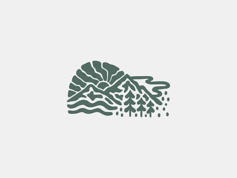 Outdoor Graphic Design, Camp Merch, Doodle Forest, Mountain Doodle, Walking Group, Hiking Logo, Pnw Aesthetic, Woodcut Printing, Horse Logo Design