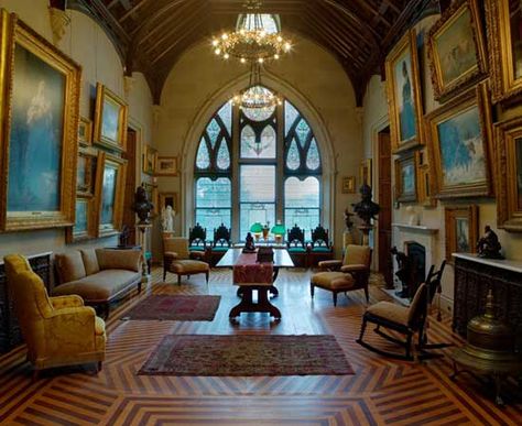 Lyndhurst Mansion, Carpenter Gothic, Victorian Interiors, Gothic Revival, House Inside, Interior Modern, Gallery Room, Historic Preservation, Gothic Architecture