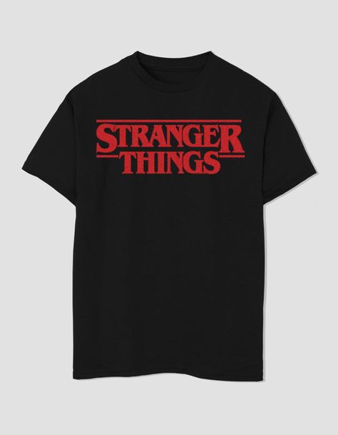 STRANGER THINGS Classic Logo Kids Tee Stranger Things Shirt Ideas, The Mind Flayer, Stranger Things Style, Stranger Things T Shirt, Hawkins Indiana, Things Wallpaper, Stranger Things Tshirt, Mind Flayer, Stranger Things Wallpaper